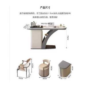 Contemporary Balcony Tea Table And Chair Set With Built In Tea Tray Multi Functional For Indoor Outdoor Use - Product Image 5