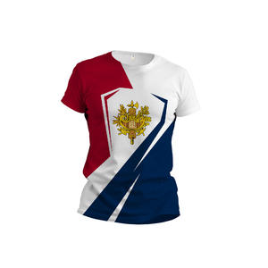 Venta al por mayor baratos personalizados Croacia equipo aficionados al fútbol productos accesorios publicidad promocional hombres <span class=keywords><strong>camisetas</strong></span> elección camiseta - Product Image 4