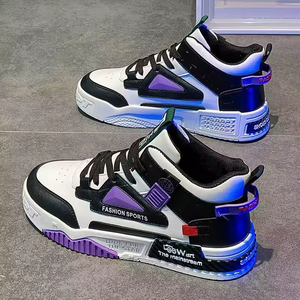 Nouvelles baskets décontractées à tige haute, respirantes, à semelle souple, confortables, chaussures de sport à semelles épaisses pour l'automne et l'hiver, chaussures de marche décontractées - Product Image 4