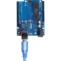   Placa de Desarrollo R3 Estilo Original con un Cable USB para Proyectos de Programación Electrónica DIY, Educación Estudiantil y Robótica