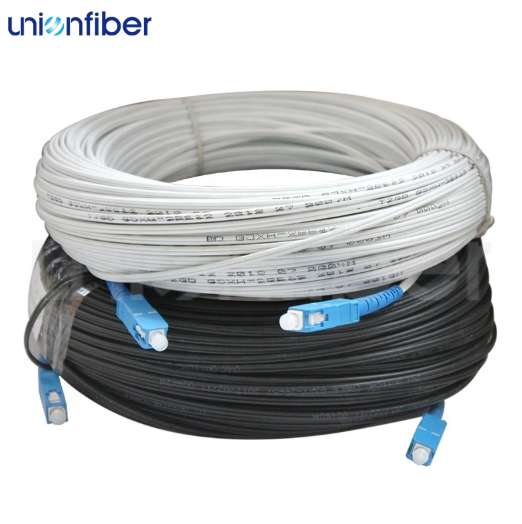 FTTH Drop Cable Patch Cord SC APC G657A1 1 2 4 Core for FTTH FTTO FTTB Access Network SC APC Bow-Type Drop Cable Jumper