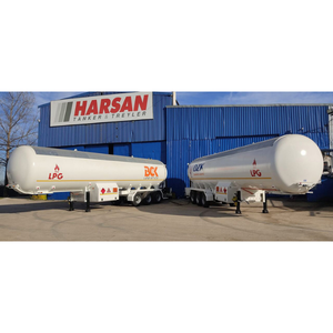 Semi-remorque de transport de GPL modèle 2026, capacité 57m³, 27 tonnes, certifiée ASME AD2000, camion-citerne de livraison de gaz de pétrole liquéfié - Product Image 1
