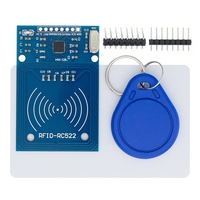 Modul Sensor Kartu RFID RF IC AITEWIN ROBOT MFRC-522 RC522 1W Pemasangan Khusus untuk Gantungan Kunci Kartu Fudan