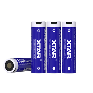 XTAR 3.6V 21700 5000mAh USB-C 10A 타입 C 충전 원통형 추적 카메라 손전등 리튬 이온 배터리 - Product Image 1