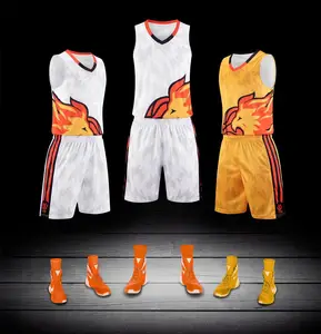 Sıcak satış tasarım toptan şampiyonası ekibi basketbol üniforması hızlı kuru erkekler eğitim basketbol üniforması set