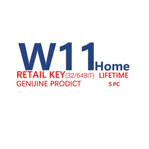 7/24 Global Original Win 11 Home Retail Key 100% Online-Aktivierung W 11 Home Key 11 Home License Key 5pc