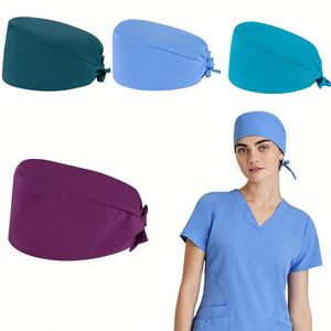 Cappello Chirurgico Personalizzato Unisex per Donne e Uomini con <span class=keywords><strong>Capelli</strong></span> Lunghi, Berretto Medico per Infermieri e Dottori - Product Image 1