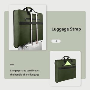 Échantillon gratuit Sac de voyage en nylon 20L grand format avec sangle imperméable pour vêtements suspendus pour les voyages d'affaires - Product Image 6