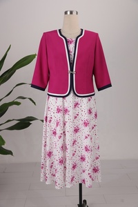 Vêtements de qualité turque pour mères, dernières créations de mode africaine pour femmes, ensemble deux pièces jupe et haut, robes imprimées grande taille - Product Image 3