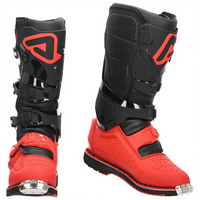 Bottes ENDURO Marque italienne Predator 2.0 Bottes de course moto Haute tige Doublure en cuir véritable Anti-chute Anti-dérapant Homme