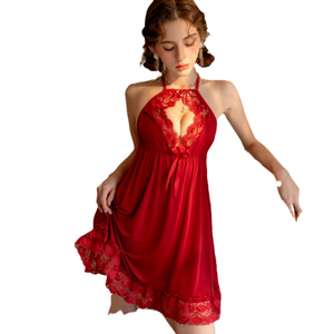 Commande en gros de nuisettes de luxe pour femmes en <span class=keywords><strong>soie</strong></span> 100% - Chemise en dentelle florale en maille Teddy pour toutes les saisons, lingerie à taille élastique - Product Image 6