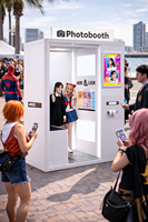Photomaton personnalisé viral TikTok avec écran tactile pour les fêtes et les événements
