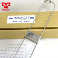 German AARON Viscose Flow Cup Zahn Cup untuk Industri Percetakan 2 #, 3 #, 4 #, 5 #, 6 #, 7 #