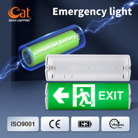 Lampe d'urgence LED murale certifiée CE, autonomie 180 minutes, IP65, anti-incendie, 220V, rechargeable, type éclairage de traversée