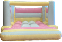 Château gonflable rose commercial d'intérieur pour événements, aire de jeux souple, château de rebond, aire de jeux intérieure