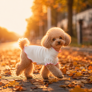 Sudadera con Capucha de Cuello Alto para Perros y Gatos, Estilo Princesa, con Mangas Abullonadas, Ropa para Mascotas, Otoño e Invierno - Product Image 2