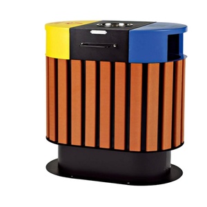 Chất lượng cao không thấm nước WPC Gỗ nhựa <span class=keywords><strong>composite</strong></span> ngoài trời Thùng rác cho vườn - Product Image 3