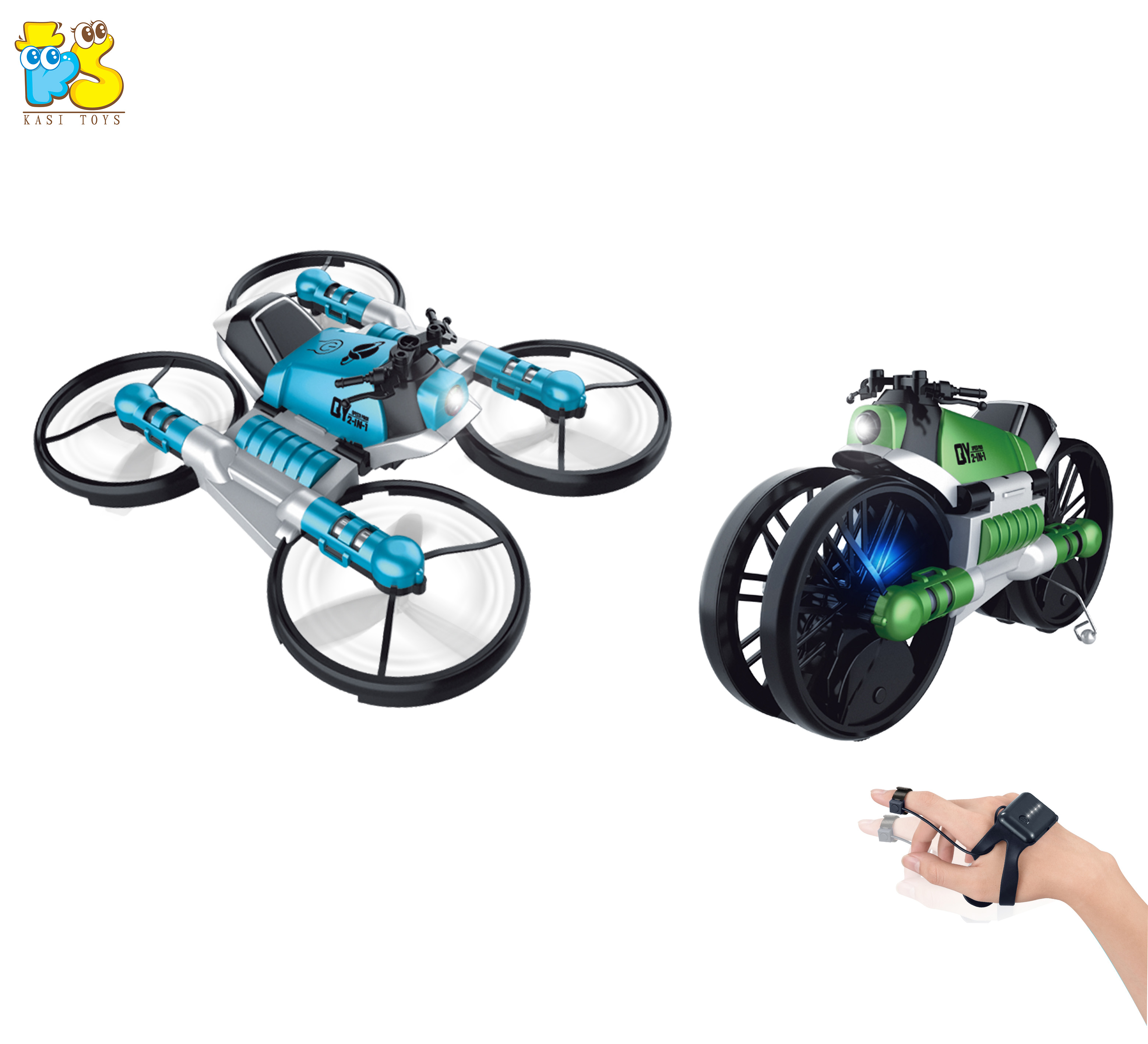 Детская игрушка с управлением ручными часами, Радиоуправляемый четырехосевой летательный аппарат, управление жестами, Дрон с деформацией воздуха и земли, 2019