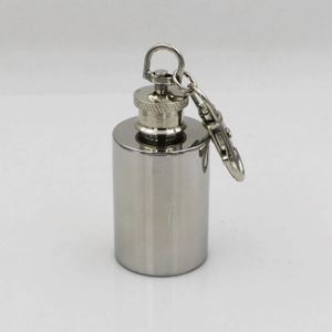 Stainless Steel Mini <b>Flask</b> With Thermal Insulation and Vacuum <b>Flask</b> Keychain Accessory - Product Image 5