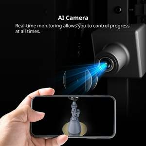 FLSUN T1 Pro Extrusor de Doble Engranaje Ultra Rápido de 1000 mm/s 300 ° Impresora 3D Delta Nueva con Boquilla C, Nivelación Automática de un Botón, Monitoreo por IA y Tecnología FDM - Product Image 3