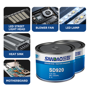 High Temperature <b>Thermal</b> Grease <b>Thermal</b> <b>Paste</b> Heat Sink Compound for CPU GPU LED IGBT Electronics Silicone Grease - Product Image 5
