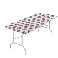 Nappe de table élastique moderne pour les hôtels, fabricants de nappes imprimées, nappes lavables pour pique-nique, couvre-table pour le camping