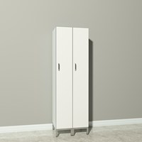 Serrure à clé intelligente Casier d'armoire en acier de haute sécurité Casier de gymnastique à 5 chiffons verticaux pour la livraison de colis Matériau HPL