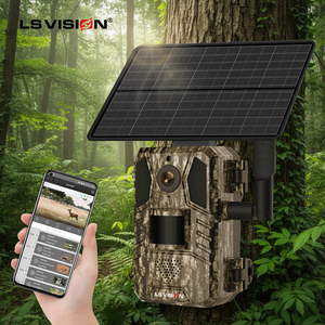 <span class=keywords><strong>Caméra</strong></span> <span class=keywords><strong>de</strong></span> <span class=keywords><strong>chasse</strong></span> LS VISION 4G solaire extérieure 4MP, vision nocturne, étanche IP66, détection <span class=keywords><strong>de</strong></span> mouvement AI, alarme, CMOS, pour la <span class=keywords><strong>chasse</strong></span> à la faune - Product Image 1