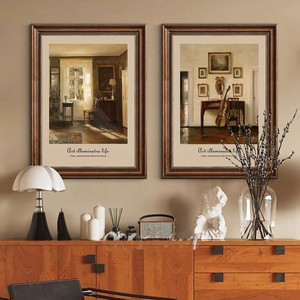 Pháp-cổ Điển Mỹ Retro phòng khách sofa nền tường sơn phòng ngủ cao cấp treo cây nhân tạo thân thiện với môi trường - Product Image 2