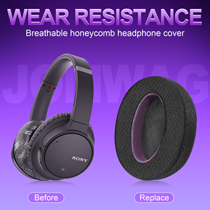 Coussinets d'oreille en mousse à mémoire de forme pour casques Sony <span class=keywords><strong>WH</strong></span>-<span class=keywords><strong>CH700N</strong></span>, MDR-ZX770BN, ZX780DC, CH710N, CH720 - Product Image 2