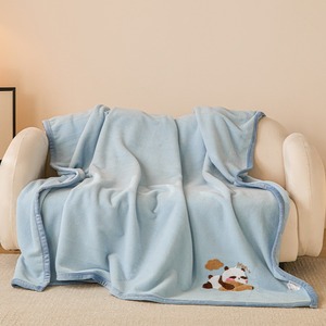 Chăn len giả lông cừu mềm mại in họa tiết, bán buôn trực tiếp từ nhà máy, dùng cho nhà ở và văn phòng, chăn quấn ghế sofa - Product Image 1