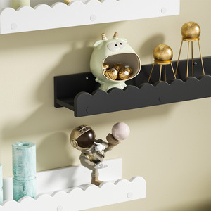 Estante de Pared Rectangular para Almacenamiento, Fácil de Limpiar, Organizador de Juguetes para Dormitorio o Estudio, Estantes de Pared de 2 Niveles - Product Image 2