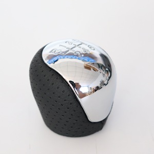 Leather Gear <b>Shift</b> <b>Knob</b> For Hyundai Elantra Ergonomic Design DZ20 Q2-2B - Product Image 2