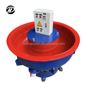 Machine de polissage automatique vibratoire à moteur continu HengDa 300L 3.7kW pour finition de tôles d'acier - Product Image 2