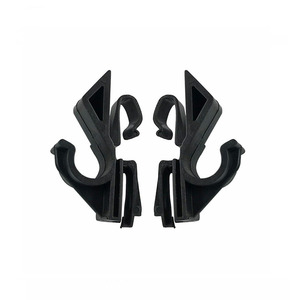 For Fiat <strong>Grande</strong> Punto Plastic Rear Parcel Shelf <strong>Clip</strong> 71719952 71719953 Black - Product Image 1