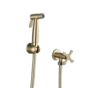 Moderno pulverizador de bidé portátil de latón, set de rociador vertical de alta presión, accesorio de inodoro de gran potencia, fácil de usar, para <span class=keywords><strong>baño</strong></span>. - Product Image 1