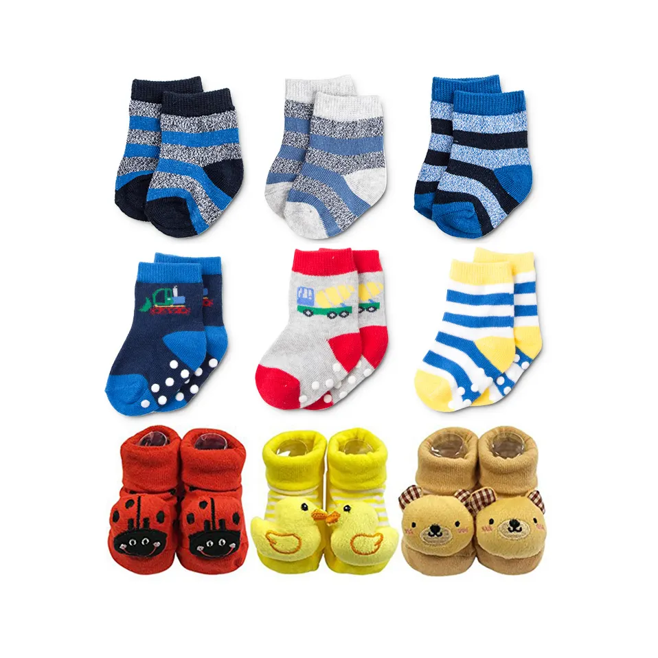 (BQ) neugeborenen 3D cartoon lustige nette baby mädchen organische baumwolle gummi boden baby socken kinder socke schuhe nicht beleg für baby jungen