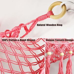 Hamac de rangement mural triangulaire ajustable en macramé style bohème pour poupées en peluche - Vente en gros - Product Image 5