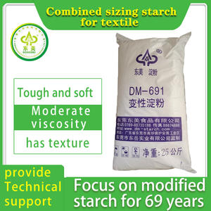 Poudre d'amidon de maïs modifié, haute concentration, faible viscosité, agent de gommage textile, qualité industrielle, sac de 25 kg, <span class=keywords><strong>pH</strong></span> 6-8, blancheur - Product Image 5