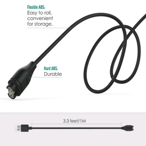 <span class=keywords><strong>Cargador</strong></span> de reloj inteligente con puerto USB, soporte de carga para <span class=keywords><strong>Garmin</strong></span> Fenix 7 7X 6S Pro, Cable TPE para <span class=keywords><strong>Garmin</strong></span> Forerunner 945 <span class=keywords><strong>Instinct</strong></span> Watch - Product Image 3