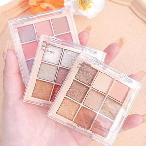 Paleta de Sombras de Ojos de Nueve Colores con Ingredientes Herbales de Helen Beauty, Sombras de Ojos Multiusos Mate, Brillantes y con Purpurina Fina, Tonos para Contorno - Product Image 2