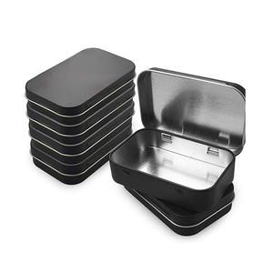 Caja Metálica Portátil Pequeña y Cuadrada para Condones, Personalizable, de Lujo, en Existencia, MOQ Bajo, Dongguan Hongxu - Product Image 1