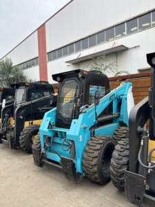 Minicargadora de dirección deslizante de rueda de 1 tonelada de gran tamaño con <span class=keywords><strong>martillo</strong></span>, sistema hidráulico de alto flujo, para caminar detrás de orugas - Product Image 3