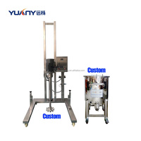 Moteur à haute vitesse et à cisaillement élevé, moteur AC, machine de mélange de peinture, 100L, élévateur pneumatique mobile, pompe de dispersion de type broyeur CE