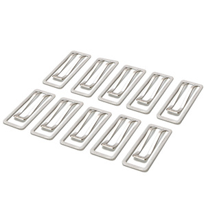 Nu Sign Note Clip 50 Mm Metal Silver U Shape For Memo Bookmark School Use - Product Image 2