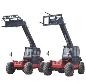 4x4 Telehandler Telescopic Wheel Loader 3ton 7m Multi Tool Multifunction Telehandler With Discount Price