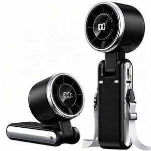 Ventilador de Mano Plegable y Portátil, Recargable por USB-C, 5 Velocidades, 13550 RPM, Viento Fuerte, Ideal para el Auto, Viajes y Camping - Product Image 6