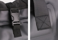Gros logo personnalisé plaine imperméable à l'eau Roll Top été femmes grand sac à bandoulière décontracté bâche PVC plage sacs fourre-tout