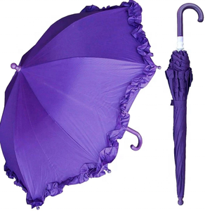 <span class=keywords><strong>17</strong></span> "Poignée en plastique Promotion Enfant Belle Petite Dentelle À Volants Poignée De Bord avec Sifflet Déco Enfants Parapluie - Product Image 3