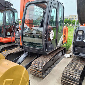 Mini excavatrice Hitachi ZX60 d'occasion de haute qualité de 6 tonnes fabriquée au Japon avec des composants de pompe et de noyau de moteur pour l'hyperkinésie - Product Image 4